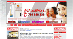 Desktop Screenshot of agaservis.cz